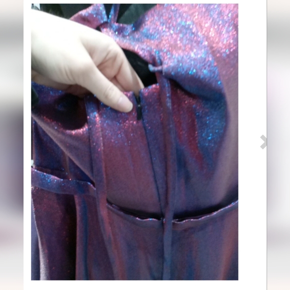 Sydneys Closet A Line Halter Prom Dress - Picture 6 of 8